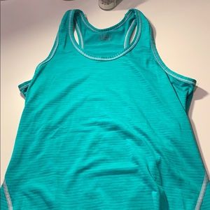 teal/blue athleta girls tank top (fits women too)